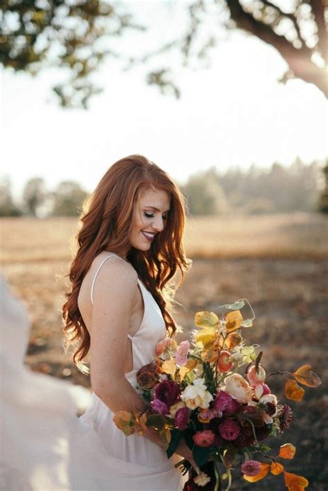 red hair brides|wedding colors for redheads.